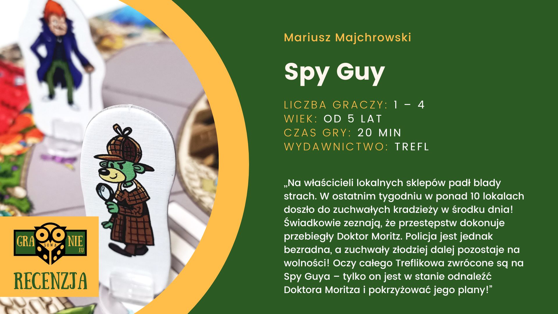 Spy Guy plansza